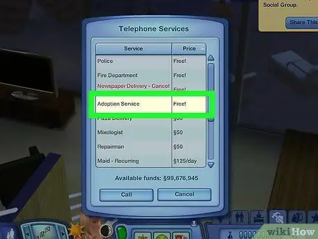 Усыновить ребенка в Sims 3, шаг 2 Усыновить ребенка в Sims 3, шаг 2