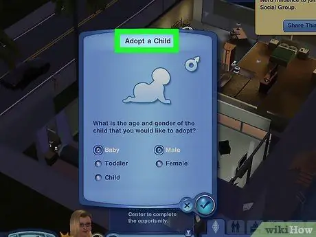 Усыновить ребенка в The Sims 3, шаг 3 Усыновить ребенка в The Sims 3, шаг 3