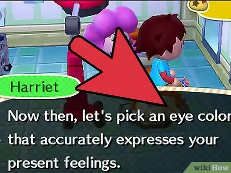 Измените цвет глаз в Animal Crossing, шаг 9 Измените цвет глаз в Animal Crossing, шаг 9