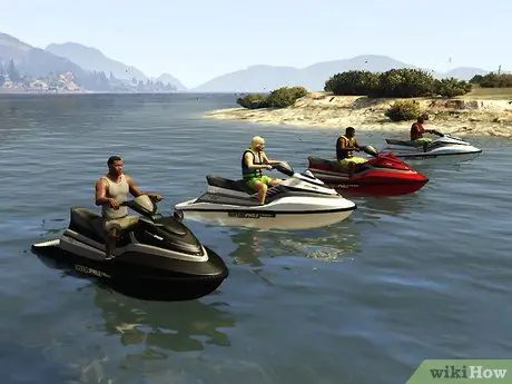 Покатайтесь на водных лыжах в GTA V, шаг 12 Покатайтесь на водных лыжах в GTA V, шаг 12
