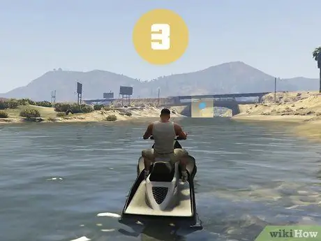 Покатайтесь на водных лыжах в GTA V, шаг 13 Покатайтесь на водных лыжах в GTA V, шаг 13
