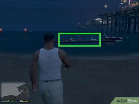 Покатайтесь на водных лыжах в GTA V, шаг 2 Покатайтесь на водных лыжах в GTA V, шаг 2