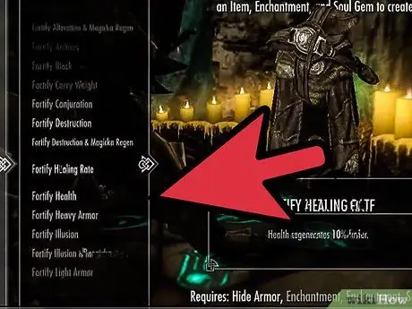 Добавьте магические эффекты к своему оружию в Skyrim, шаг 9 Добавьте магические эффекты к своему оружию в Skyrim, шаг 9