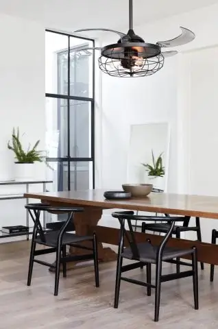 Как снять навес потолочного вентилятора Hampton Bay?