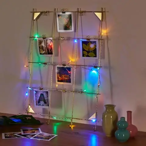 Как прикрепить гирлянды к столбу?