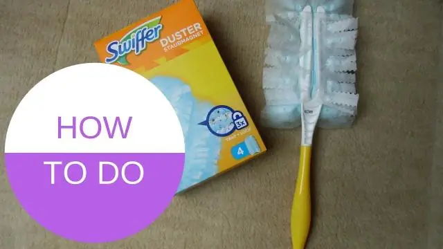 Как прикрепить пыльник Swiffer?