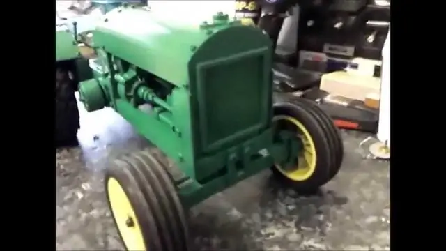 Как запустить толкающую косилку John Deere?