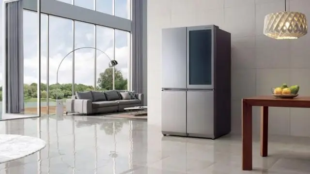 Как снять дверцу американского холодильника с морозильной камерой LG?