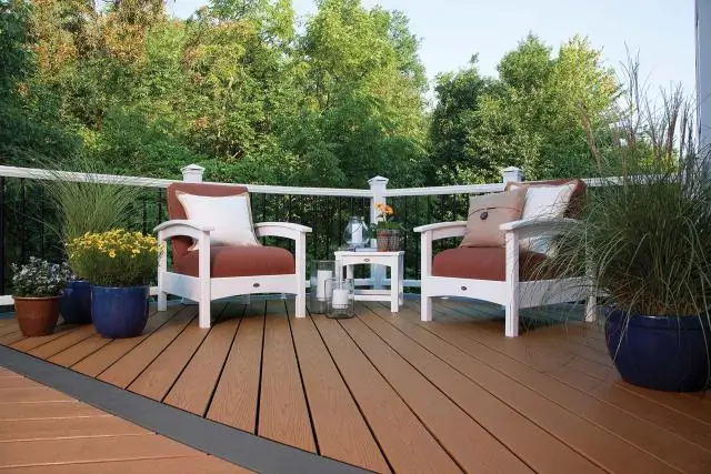 Настил Trex нагревается?