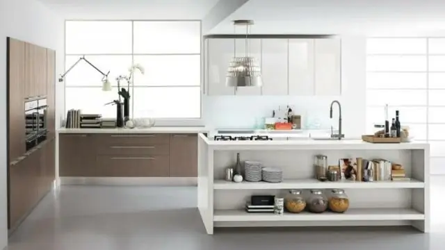 Как чистить белые блестящие кухонные шкафы?