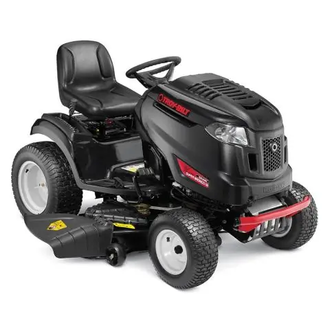 Как опустить деку косилки Cub Cadet?