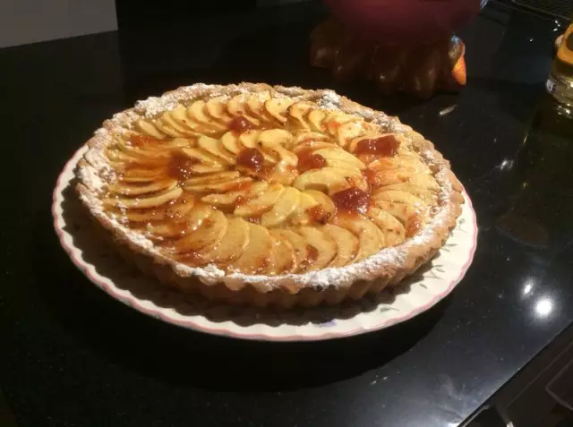 Фламандский яблочный флан