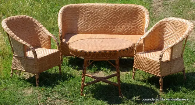 Как покрасить плетеную мебель